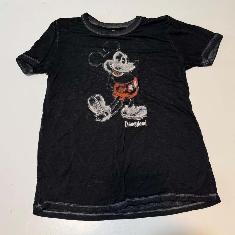 Disney Disneyland Mickey Mouse Burnout Graphic T-Shirt